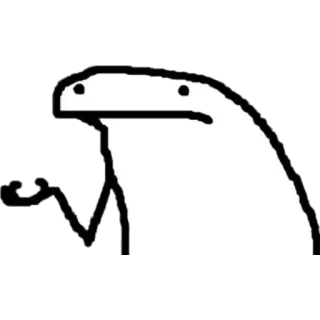 😐 stick figure, question, confused, meme, florkofcows telegram sticker