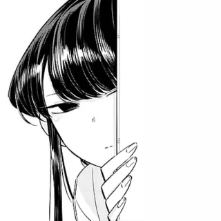 🙄 Komi Komi Can't Communicate Anime, Mangá, Komi Can't Communicate, Waifu, Garota, Tímida whatsapp sticker