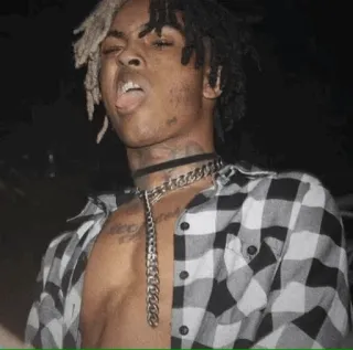 🖤 XXXTentacion rapper, muzikant, portret, zanger telegram sticker