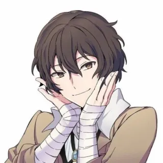 ⛓ Anime, Dessin animé, Manga, Personnage, Sourire, Portrait whatsapp sticker