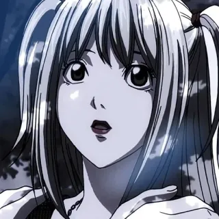 🧦 Misa Amane Death Note Anime, Misa, Death Note, Süß, Mädchen telegram sticker