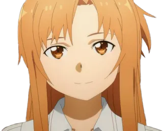 🙂 Asuna Yuuki Sword Art Online Anime, Personagem, Asuna, Sword Art Online, Yuuki telegram sticker