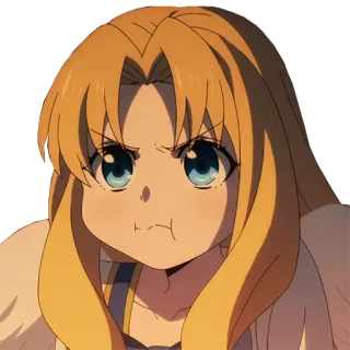 😕 Raphtalia The Rising of the Shield Hero Anime, Mädchen, Süß, Cartoon, Sticker whatsapp sticker