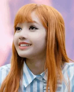 🥂 Lisa orang, wanita, senyum, potret, kpop, lisa telegram sticker