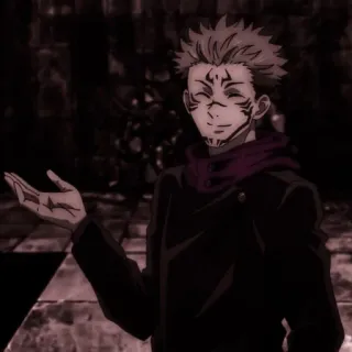 👹 Ryomen Sukuna Jujutsu Kaisen Anime, Manga, Fluch, Dämon, Zauberei whatsapp sticker