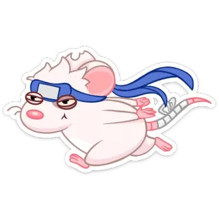 🏃‍♂️ Maus, Cartoon, Niedlich, Sticker, Tier telegram sticker