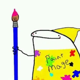 👨‍🎨 Paint Mage paint, mage, magic, art, colorful, character telegram sticker