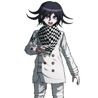 😕 Kokichi Oma Danganronpa Аниме, Манга, Danganronpa, Кокичи Ома, Персонаж, Видеоигра telegram sticker