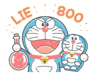 Doraemon's Animated Crayon Stickers telegram stickers