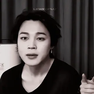 💀 Jimin LEWKOFUZ jimin, kpop, bts, idole, chanteur whatsapp sticker