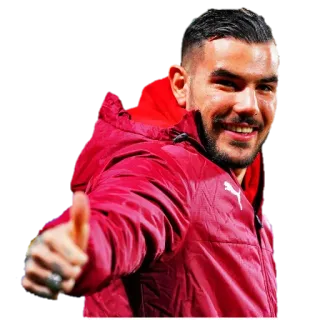 👍 homem, polegar para cima, retrato, pessoa, feliz telegram sticker