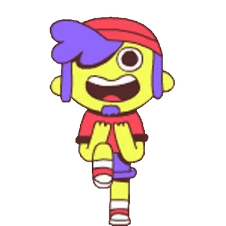 😯 cartoon, character, colorful, sticker, animation telegram sticker