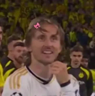 💋 Luka Modrić Real Madrid telegram sticker
