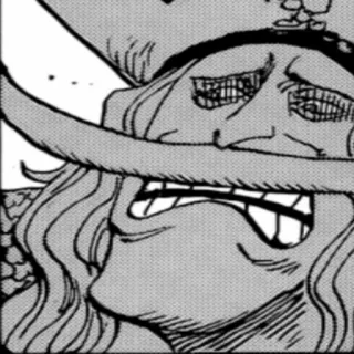 👨‍🦳 Edward Newgate One Piece Anime, Manga, Pirata, Barba, Sorriso telegram sticker