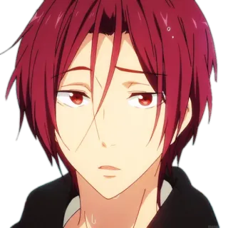 Matsuoka Rin by Roka whatsapp stickers