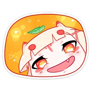 😍 sticker, anime, cartoni animati, carino, kawaii, manga, arte whatsapp sticker