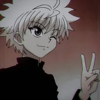 💞 Killua Zoldyck Hunter x Hunter Anime, Killua, Hunter x Hunter, Cartone animato, Manga telegram sticker