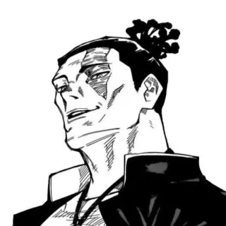 🗿 Suguru Geto Jujutsu Kaisen Anime, Manga, Jujutsu Kaisen, Suguru Geto, Méchant, Personnage telegram sticker