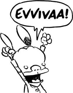 🎉 EVVIVAA! Dibujo animado, Bocadillo, Cómic, Celebración, Alegría telegram sticker