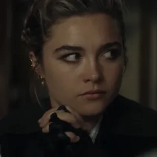 😐 Yelena Belova Black Widow Yelena Belova, Florence Pugh, Viuda Negra, Marvel, Vengadores whatsapp sticker