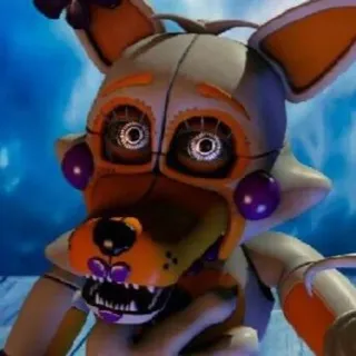 🌟 Lolbit Five Nights at Freddy's Animatrónico, Zorro, Videojuego, Juego de terror, Lolbit, Five Nights at Freddy's telegram sticker