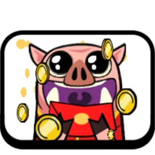 😍 cochon, dessin animé, pièces, animal, mignon, fantaisie whatsapp sticker