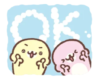 💝 OK ok, fofo, animais, sticker telegram sticker