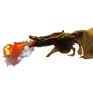🐉 draak, vuur, fantasie, mythisch wezen, beest, monster whatsapp sticker