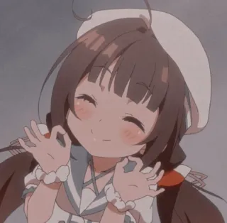 😊 Anime, Niedlich, Mädchen, Fröhlich, Matrose, Okay telegram sticker