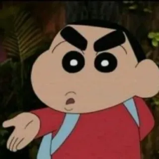 😡 Shin-chan Nohara Crayon Shin-chan Animé, Dessin animé, Malicieux, Drôle, Humoristique, Personnage, Enfant telegram sticker