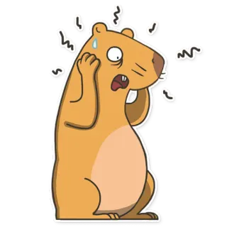 Capybara Valera whatsapp stickers