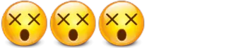 😵 tot, emoji, schockiert, gesicht whatsapp sticker