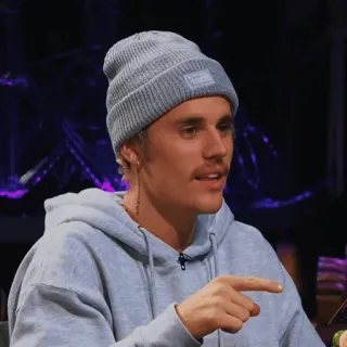 🐾 Justin Bieber Justin Bieber, singer, celebrity, person, portrait, male telegram sticker