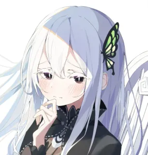 Echidna Re:Zero - @Otakuzdream telegram stickers
