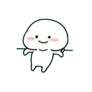 🪃 dễ thương, kawaii, giọt, nhân vật telegram sticker