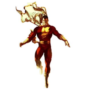 ⚡ Shazam Shazam, superhéroe, personaje de cómic, DC Comics, superpoderes telegram sticker