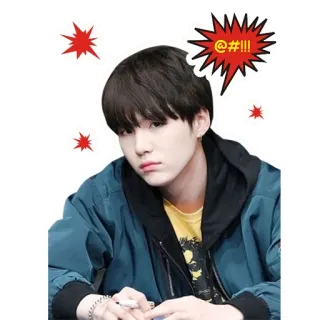 😒 @#! выражение, злой, красный whatsapp sticker