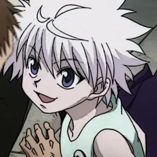 ⚽️ Killua Zoldyck Hunter x Hunter Аниме, Киллуа, Hunter x Hunter, Мультфильм, Персонаж, Анимация telegram sticker
