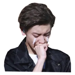 😭 llorando, triste, emoción, angustia, lágrimas, molesto, retrato whatsapp sticker