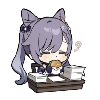 Chibi Genshin whatsapp stickers