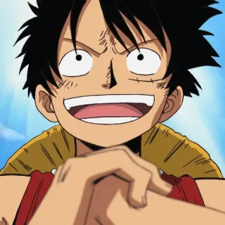 ✊ Monkey D. Luffy One Piece Anime, One Piece, Luffy, Manga, Monkey D. Luffy telegram sticker