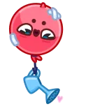 🥰 cactus, mono, kawaii, planta, corazón, amor, emoji telegram sticker