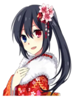 🙂 Anime, Manga, Cô gái, Nhân vật, Tiếng Nhật, Dễ thương telegram sticker