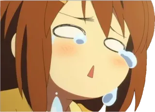 😭 llorando, anime, triste, lloroso, molesto, emocional telegram sticker