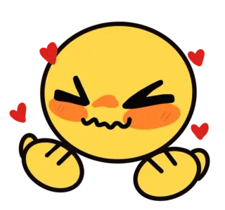 😍 Emoji, Amor, Fofo, Corações telegram sticker