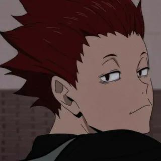 ⚜ Tendō Satori Haikyu!! tendou, satori, haikyuu, anime, manga, charakter, volleyball telegram sticker