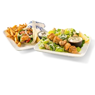 🍴 comida, salada, wrap, batatas fritas, almoço, jantar telegram sticker