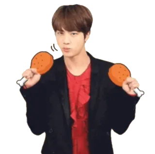 🍗 Jin K-pop, BTS, Jin, Pop coreano, Celebrità, Cantante telegram sticker