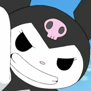🖤 Kuromi kuromi, sanrio, anime, fofo, kawaii whatsapp sticker