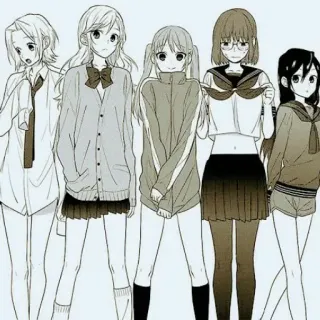 🖤 Anime, Schulmädchen, Uniformen, Manga, Teenager telegram sticker